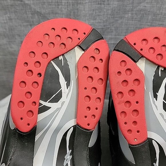 Nike Air Jordan 8 Bred Men\'s SZ 10 Nike retro Black Cement / Red 305381-022 main image 7